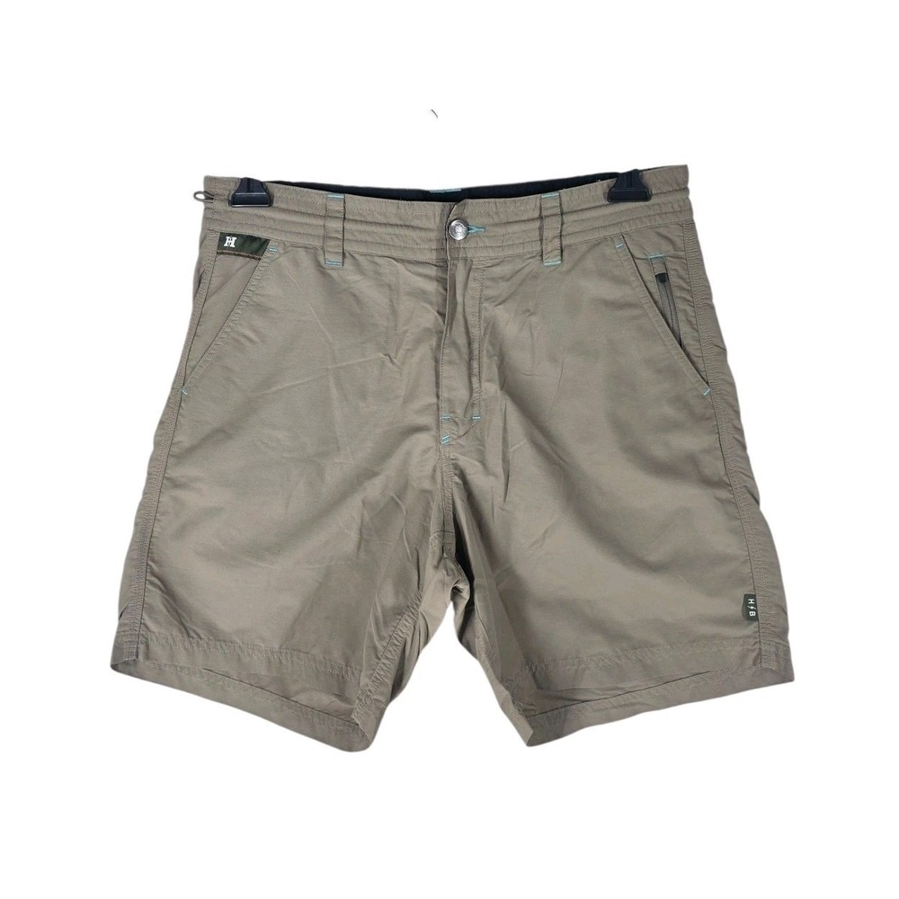 Howler Brothers Horizon Hybrid 7" Shorts Mens 31 (32) Khaki Tan Quick Dry